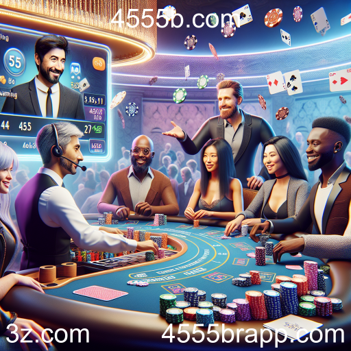 Experimente a Emoção do Cassino ao Vivo em 4555b.com